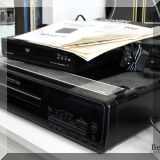 E10. Magnavox DVD player (Model DP100MV8B) and Panasonic VHS 